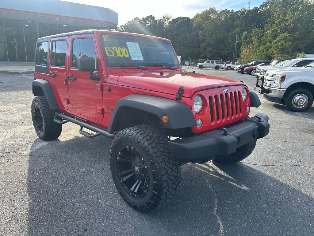 Used 2018 Jeep Wrangler JK Unlimited Sport 4x4 SUV
