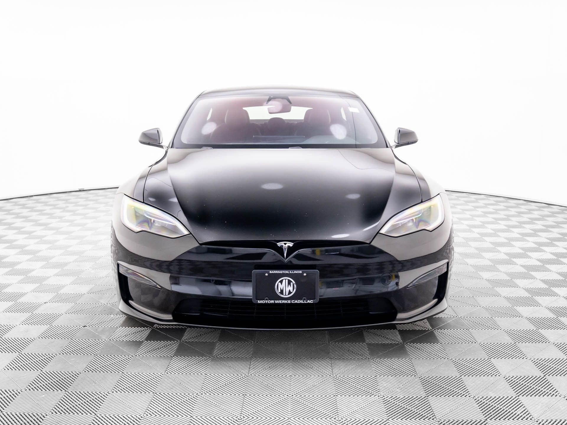 Used 2022 Tesla Model S Plaid with VIN 5YJSA1E60NF489338 for sale in Barrington, IL