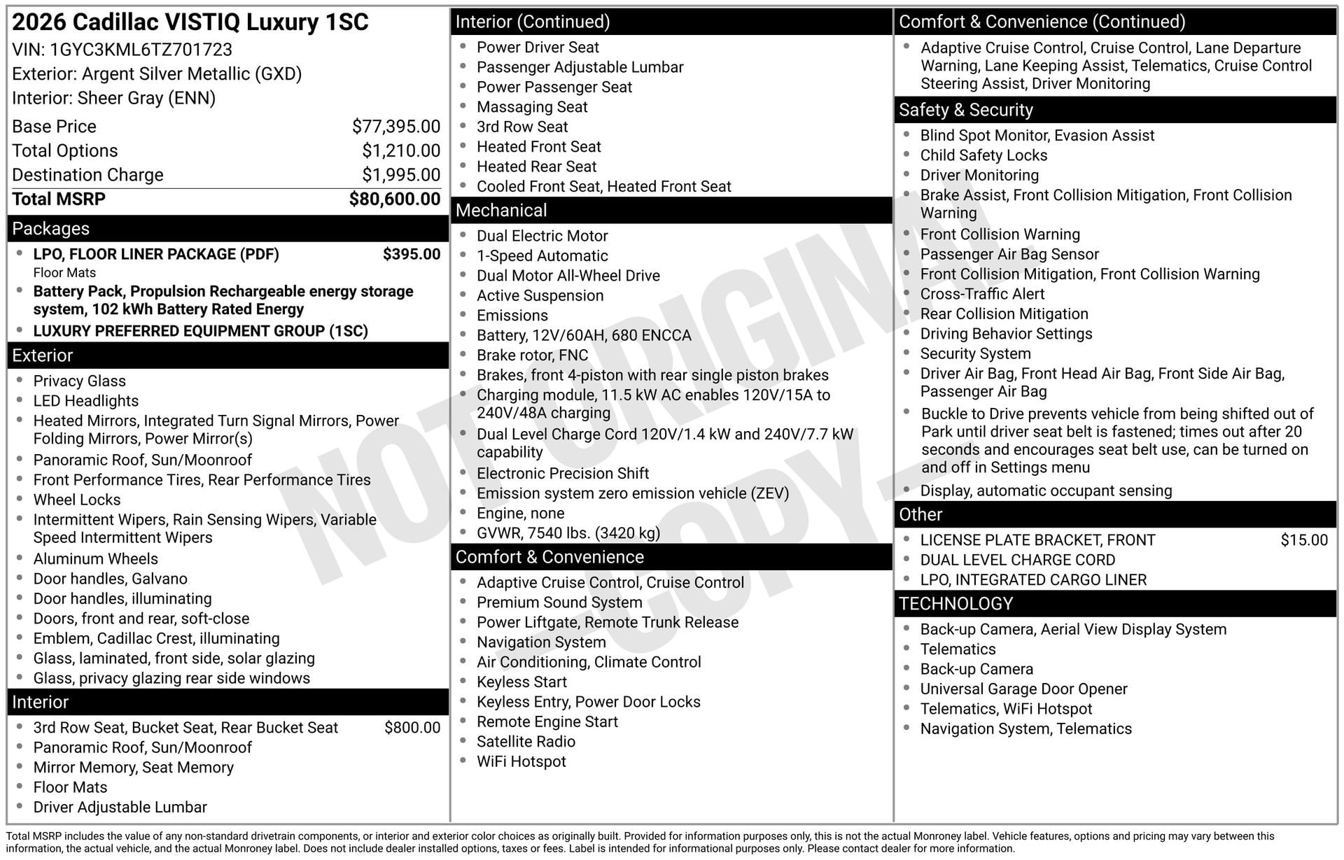 2026 Cadillac VISTIQ Luxury - Photo 41