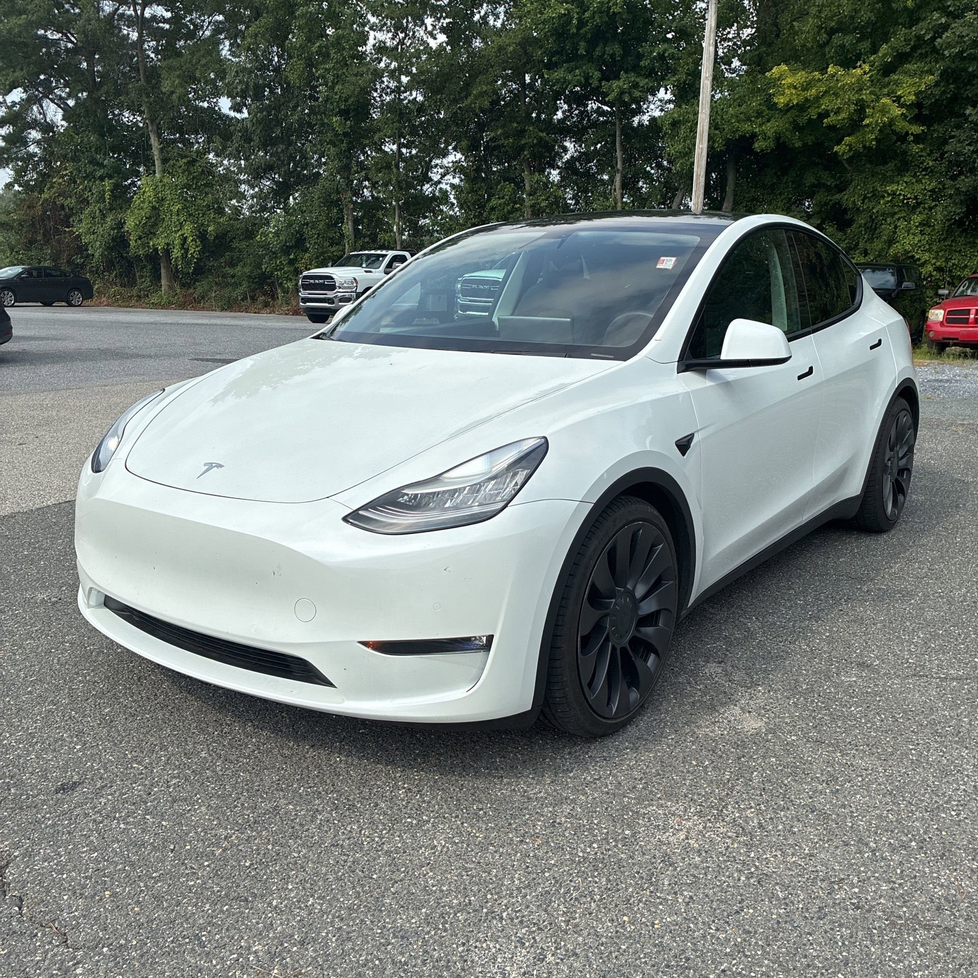 Used 2020 Tesla Model Y Performance with VIN 5YJYGDEF8LF037497 for sale in Barrington, IL