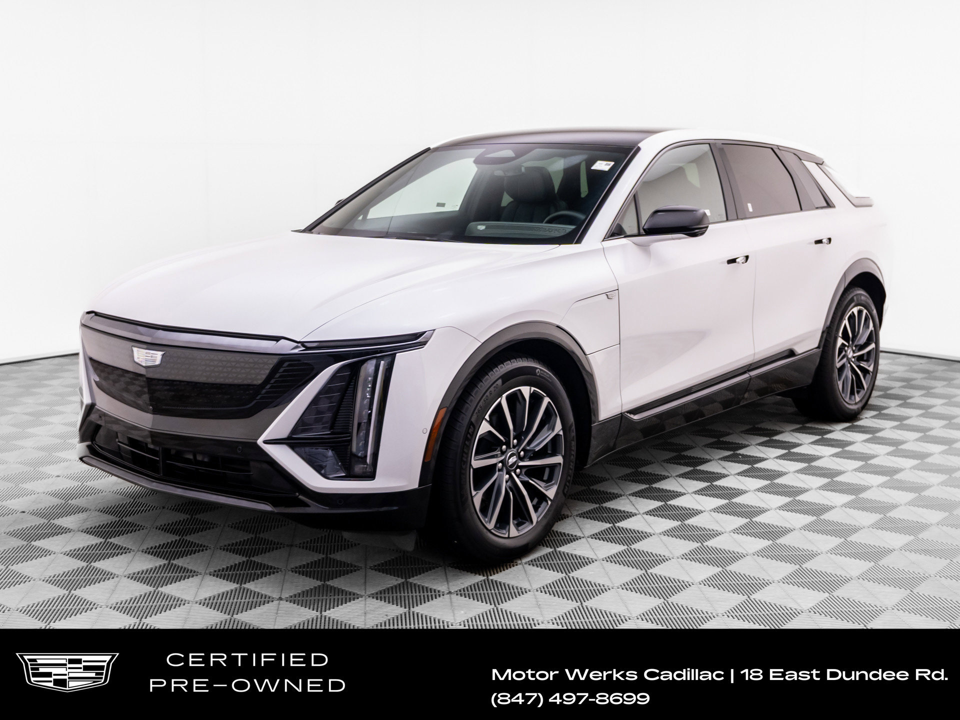 Certified 2025 Cadillac LYRIQ Sport 1 with VIN 1GYKPURL0SZ306102 for sale in Barrington, IL