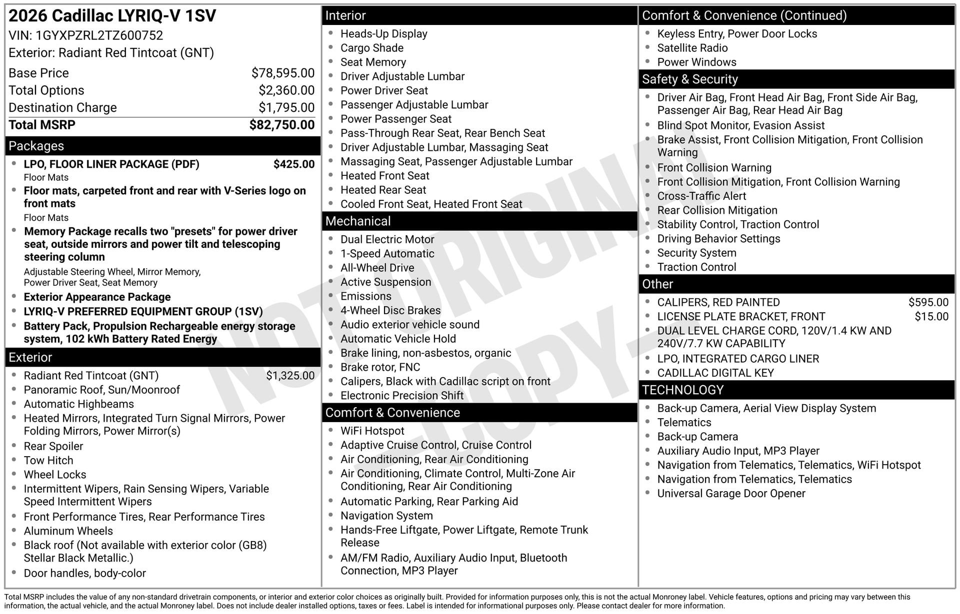 2026 Cadillac LYRIQ V - Photo 34