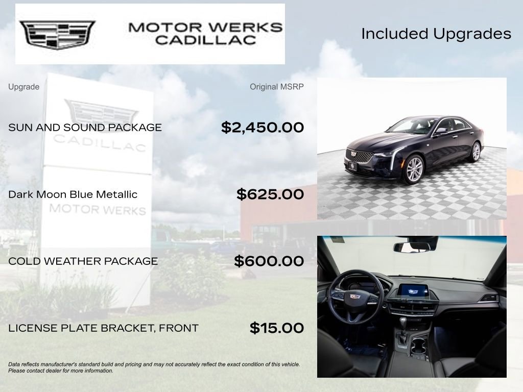 Certified 2021 CADILLAC CT4 Luxury Car