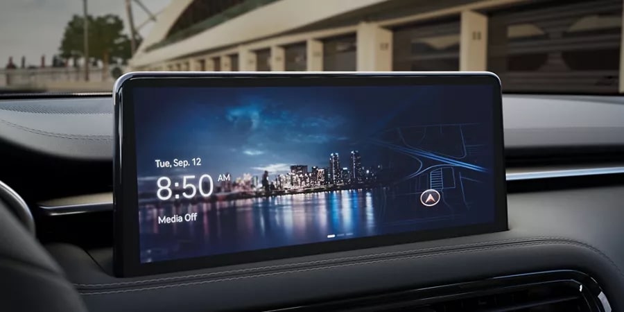 2026 Genesis G70 close-up of infotainment system