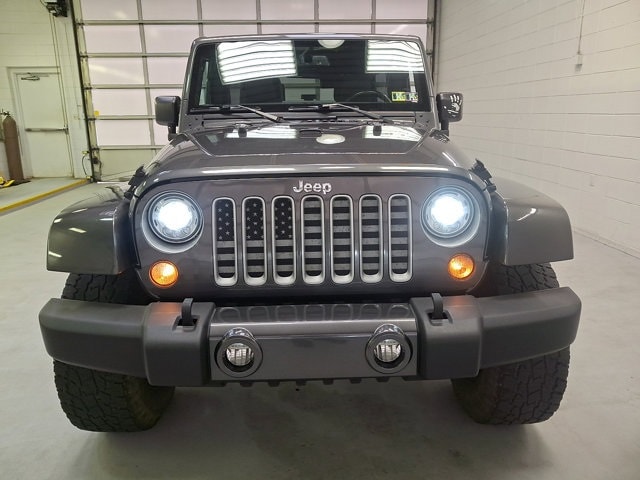 Used 2018 Jeep Wrangler JK Unlimited Sahara with VIN 1C4BJWEG9JL878475 for sale in Wilkes-Barre, PA