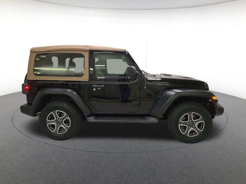 Used 2020 Jeep Wrangler Black & Tan SUV