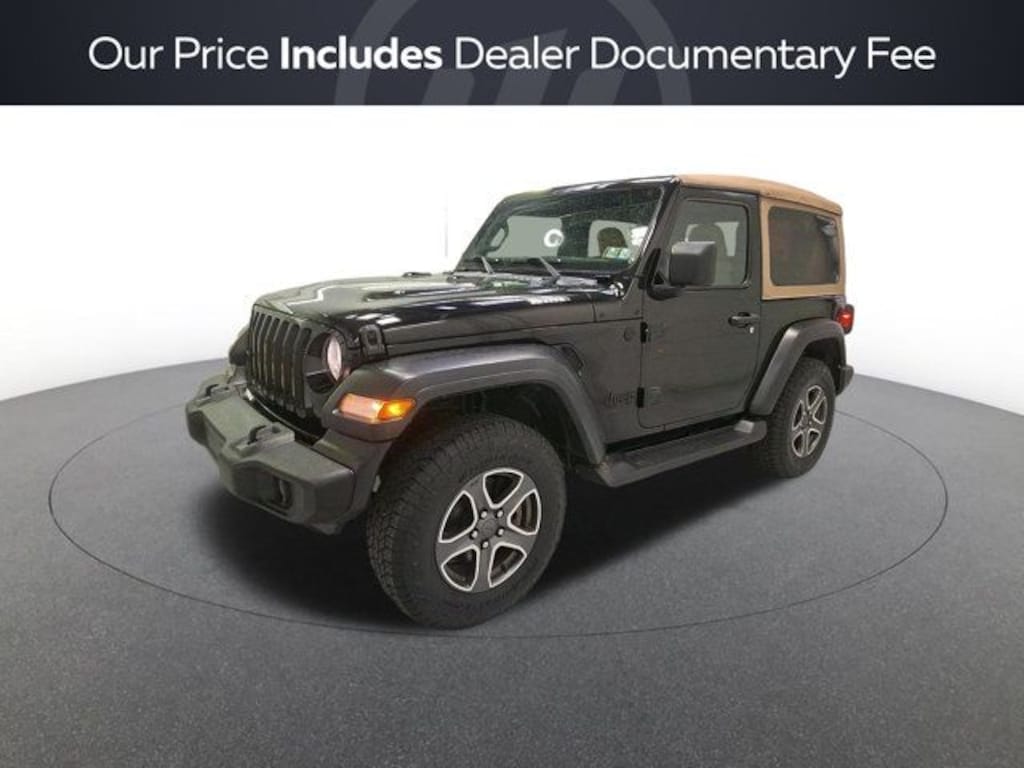 Used 2020 Jeep Wrangler Black & Tan SUV