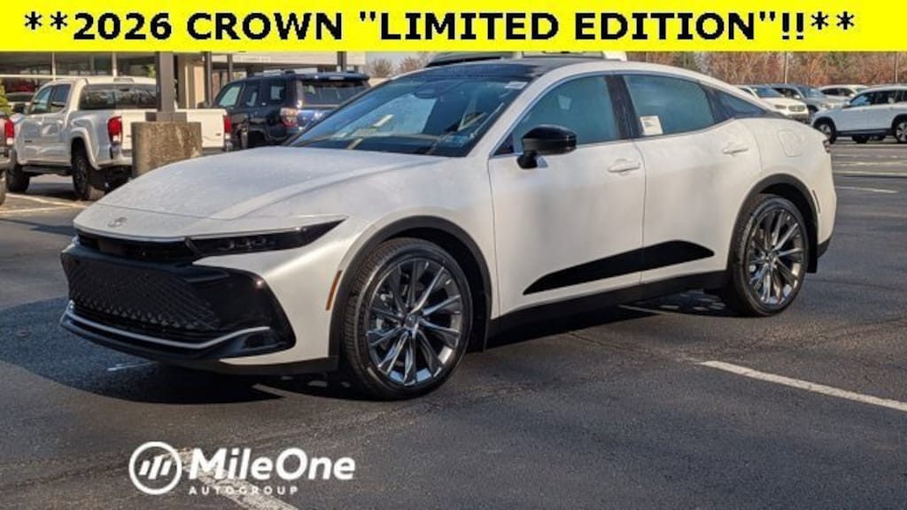 New 2026 Toyota Crown Limited Sedan