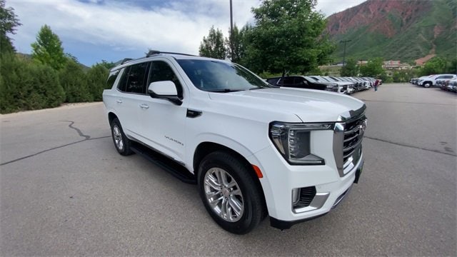 Used 2021 GMC Yukon SLT with VIN 1GKS2BKD8MR314614 for sale in Glenwood Springs, CO