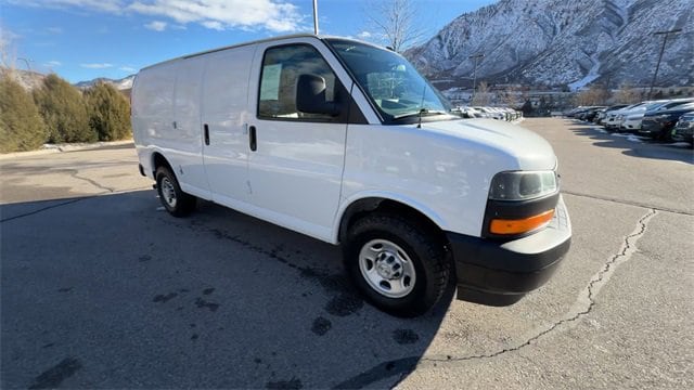 Used 2021 Chevrolet Express Cargo Work Van with VIN 1GCWGAFP4M1243245 for sale in Glenwood Springs, CO