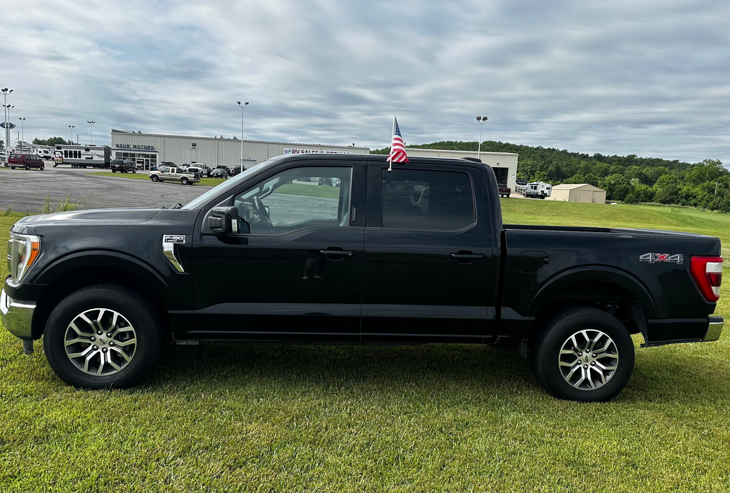 Used 2021 Ford F-150 Lariat with VIN 1FTFW1E55MFA42301 for sale in Mountain Grove, MO