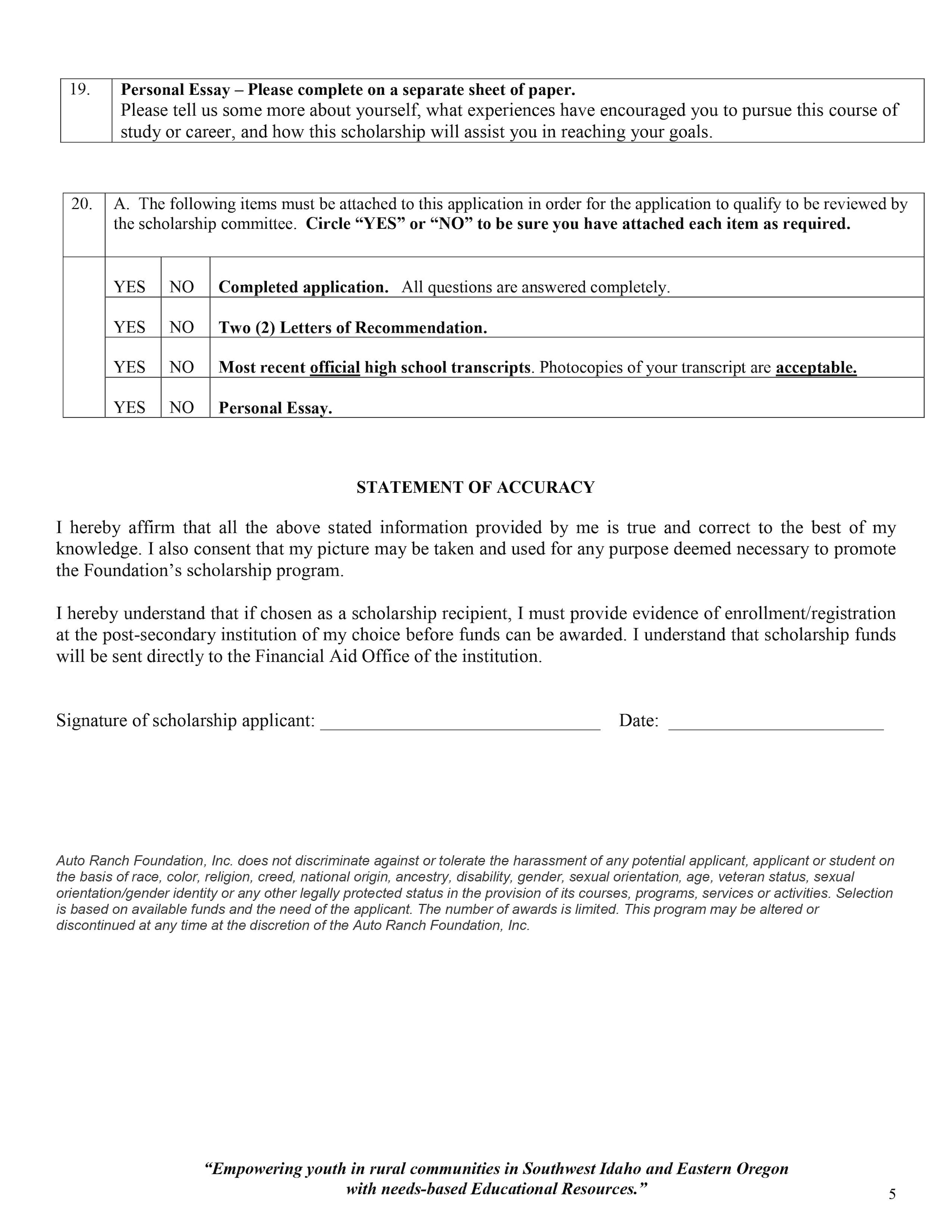 Auto Ranch Foundation Application Auto Ranch Group