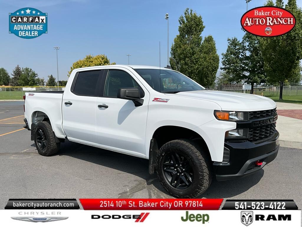 Used 2021 Chevrolet Silverado 1500 Custom Trail Boss Truck Crew Cab