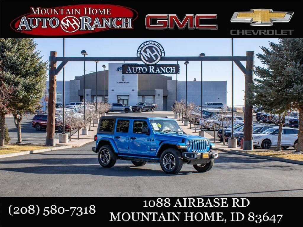 Used 2023 Jeep Wrangler 4-DOOR SAHARA 4X4 SUV