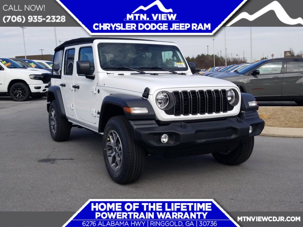 New 2024 Jeep Wrangler 4DOOR SPORT S For Sale Ringgold GA