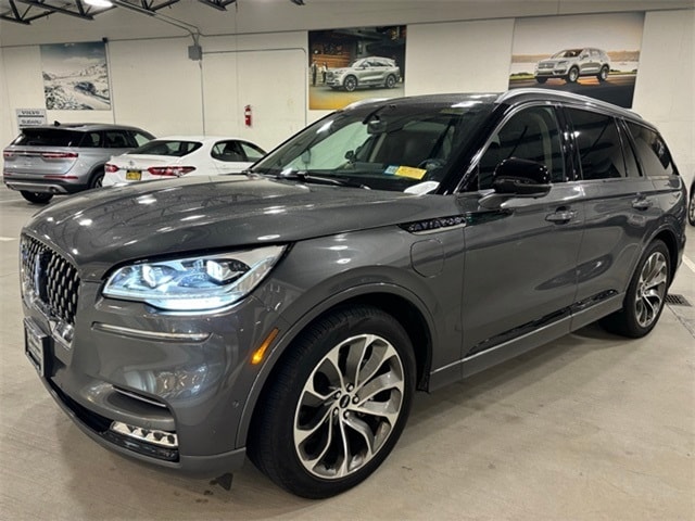 Certified 2021 Lincoln Aviator Grand Touring with VIN 5LMYJ8XY2MNL00019 for sale in Elmsford, NY