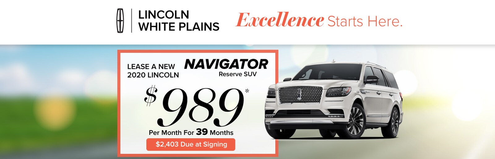 Lincoln White Plains New Lincoln Dealership in Elmsford, NY