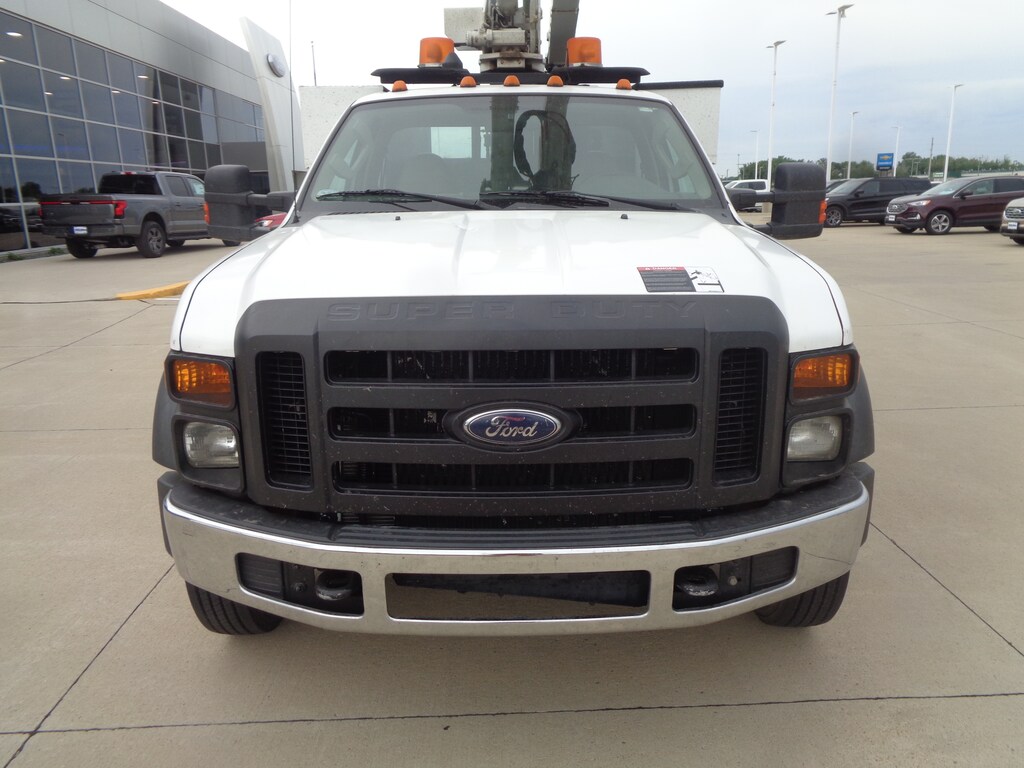 Used 2009 Ford Super Duty F-550 DRW Bucket Boom Truck Truck Regular Cab