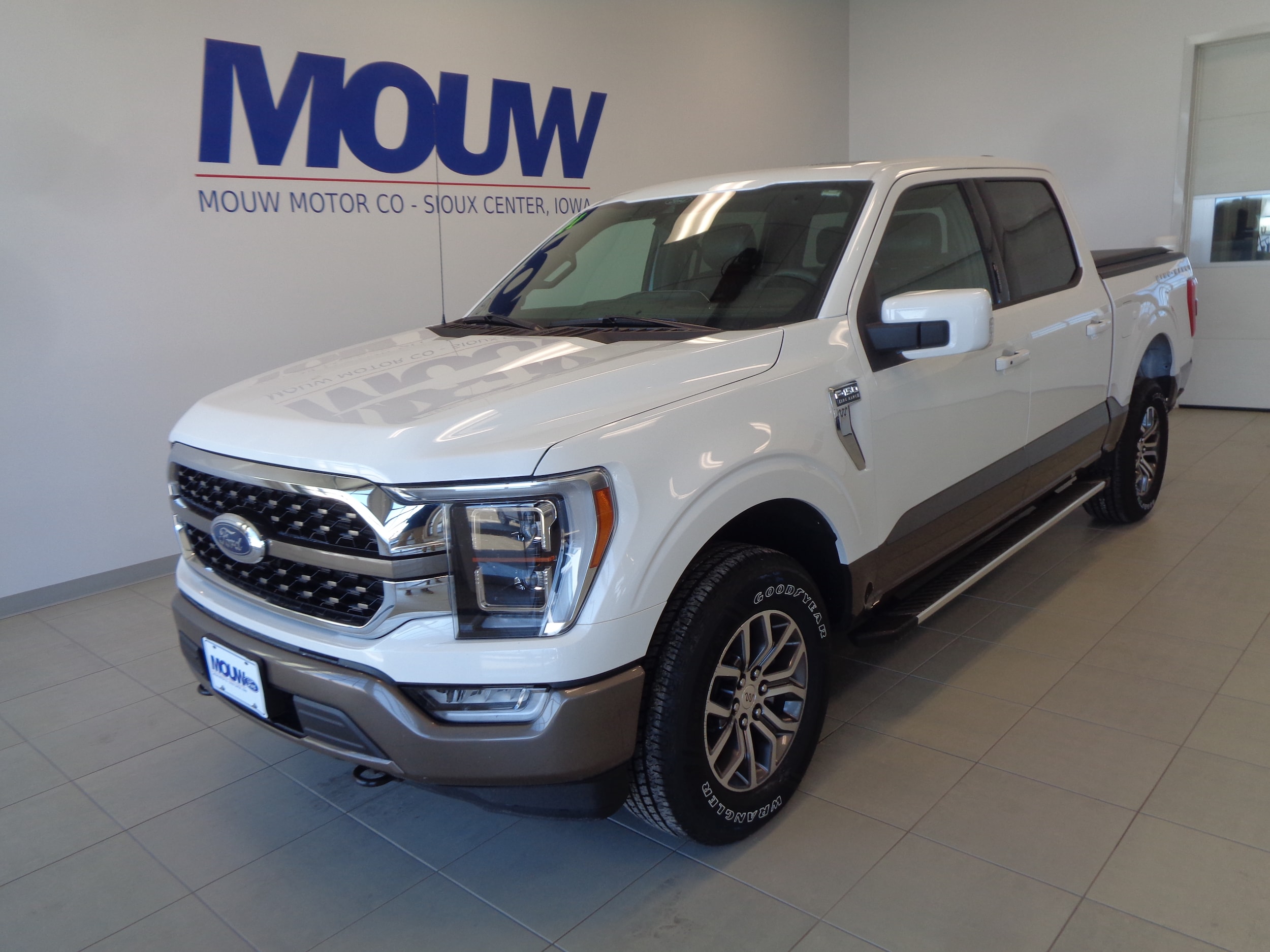 Used 2021 Ford F-150 King Ranch with VIN 1FTFW1E81MFB13858 for sale in Sioux Center, IA