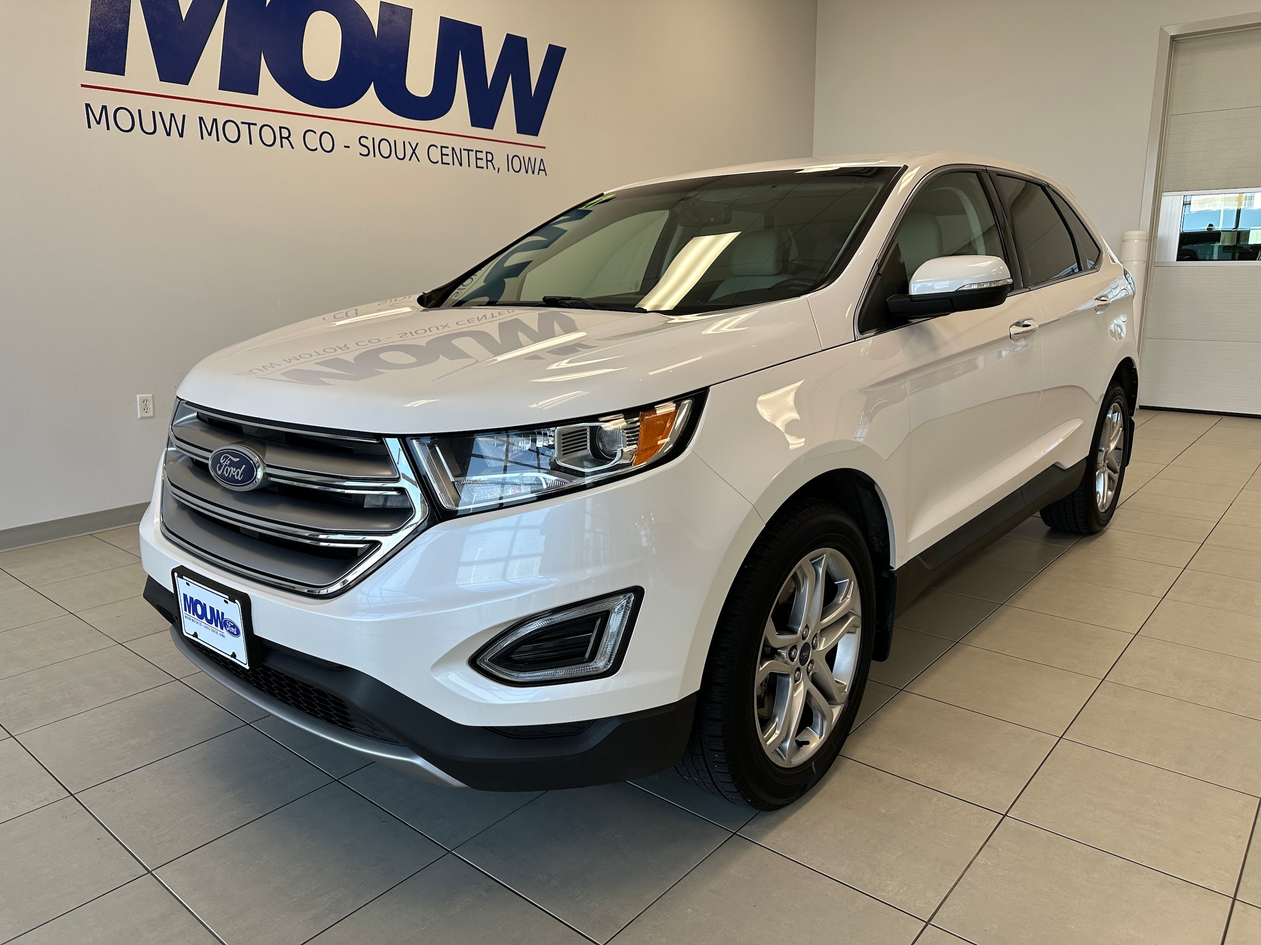 Used 2017 Ford Edge Titanium with VIN 2FMPK4K93HBB46605 for sale in Sioux Center, IA