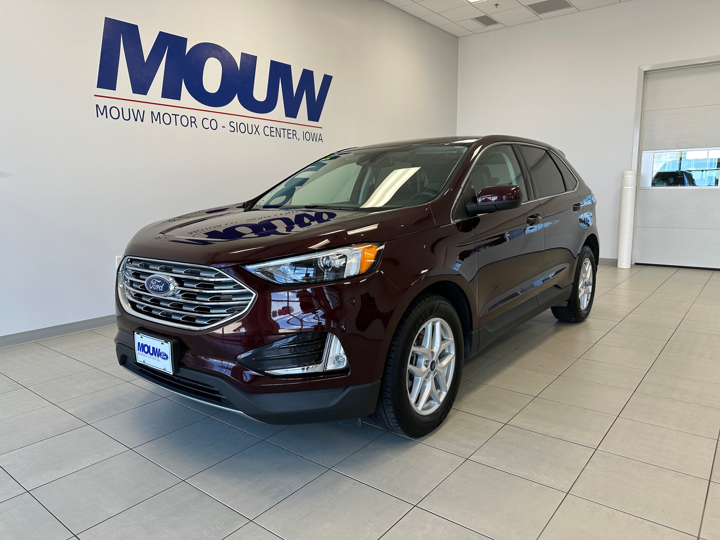 Used 2022 Ford Edge SEL with VIN 2FMPK4J98NBA46710 for sale in Sioux Center, IA