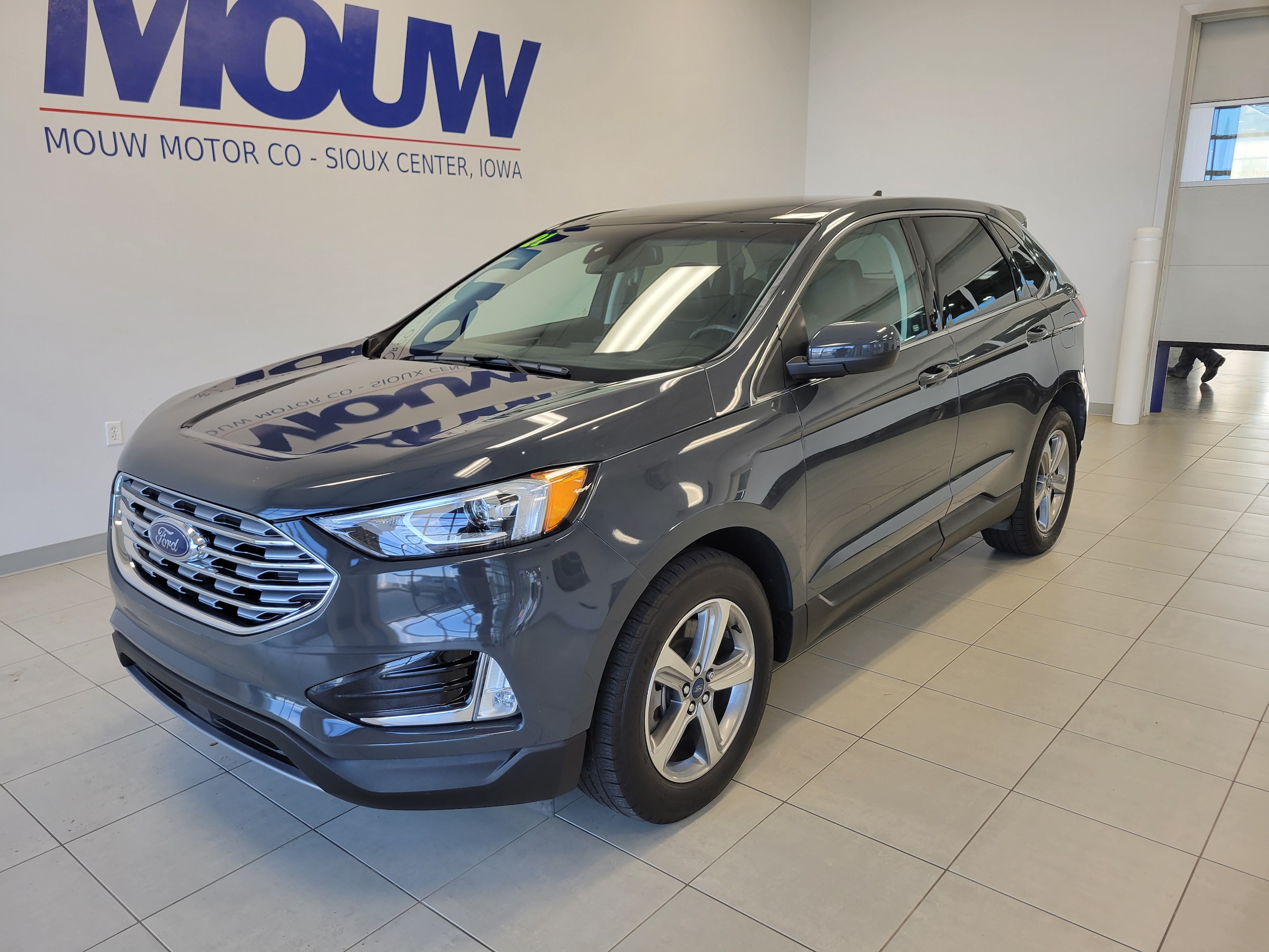 Used 2021 Ford Edge SEL with VIN 2FMPK4J96MBA62371 for sale in Sioux Center, IA