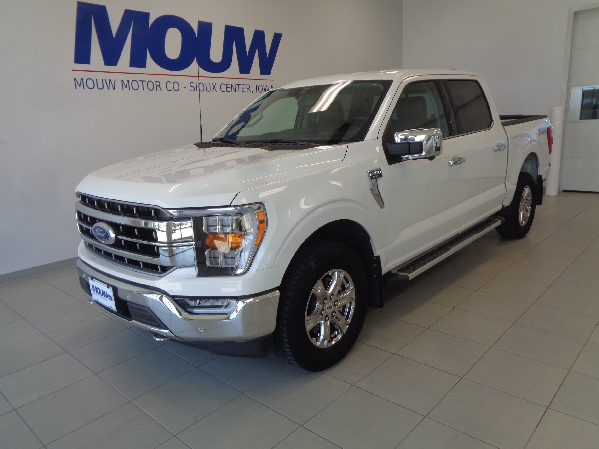 Used 2022 Ford F-150 Lariat with VIN 1FTFW1E89NFB07887 for sale in Sioux Center, IA