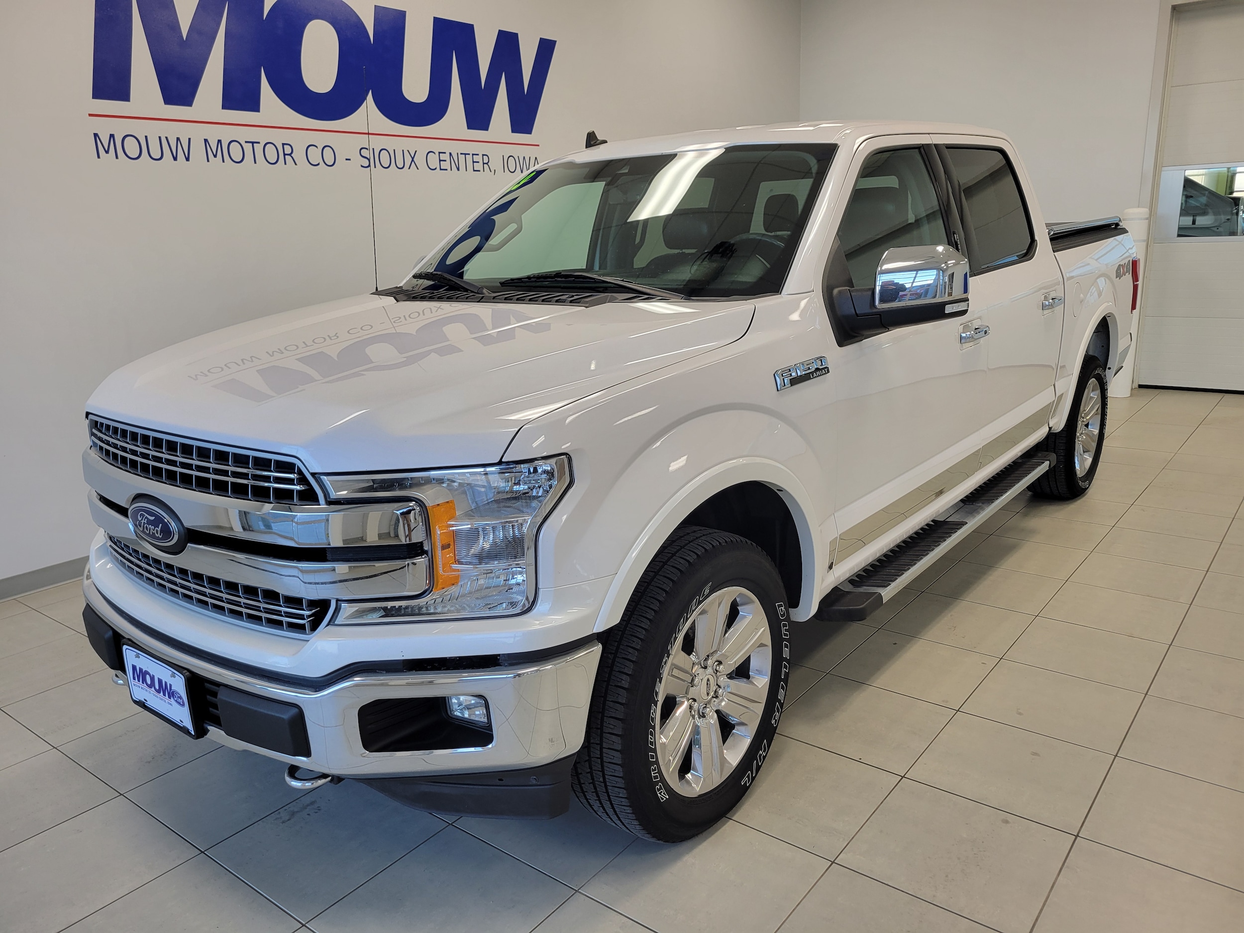 Used 2019 Ford F-150 Lariat with VIN 1FTEW1E52KKE45295 for sale in Sioux Center, IA