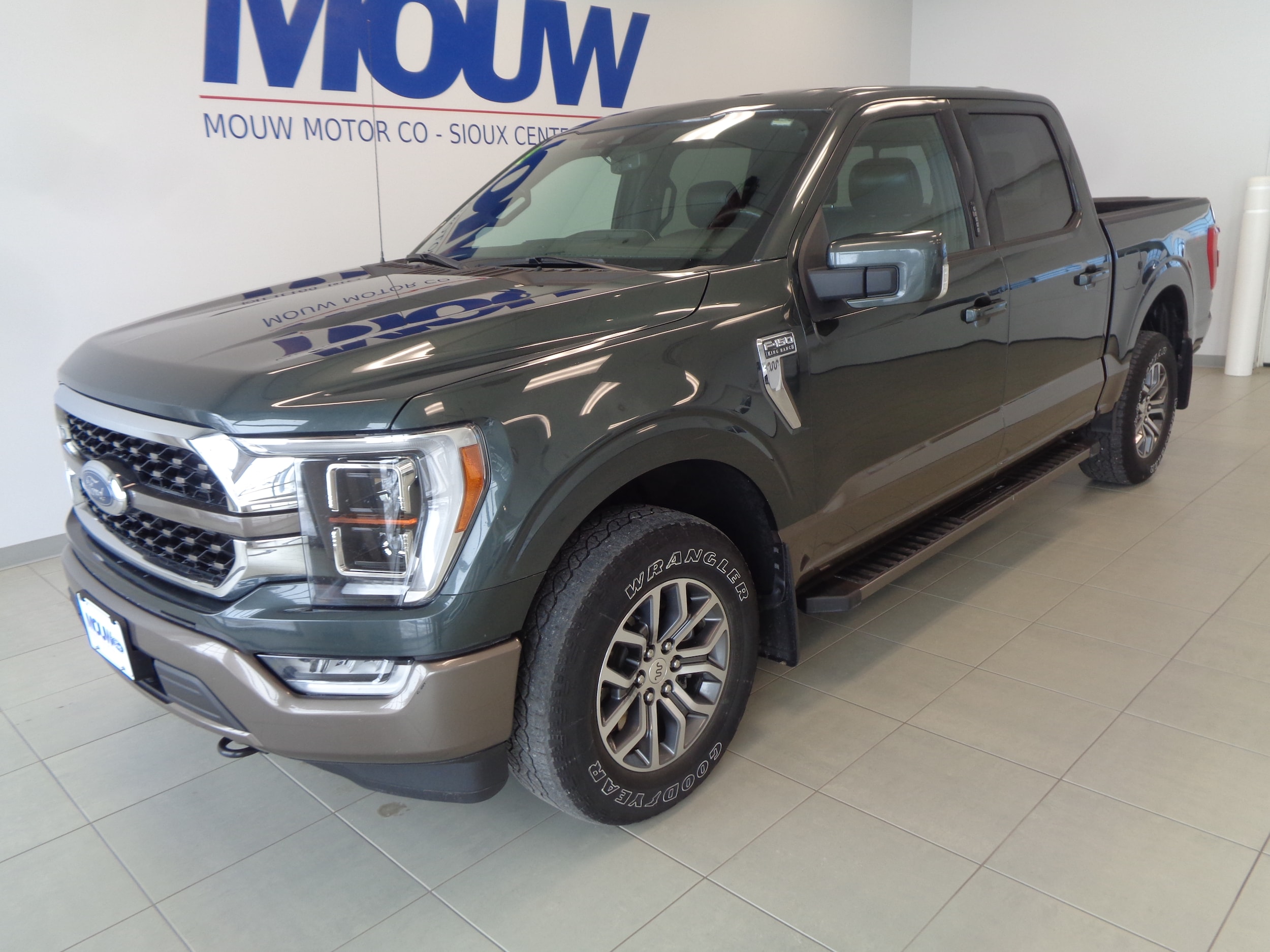 Used 2021 Ford F-150 King Ranch with VIN 1FTFW1E86MKD56234 for sale in Sioux Center, IA