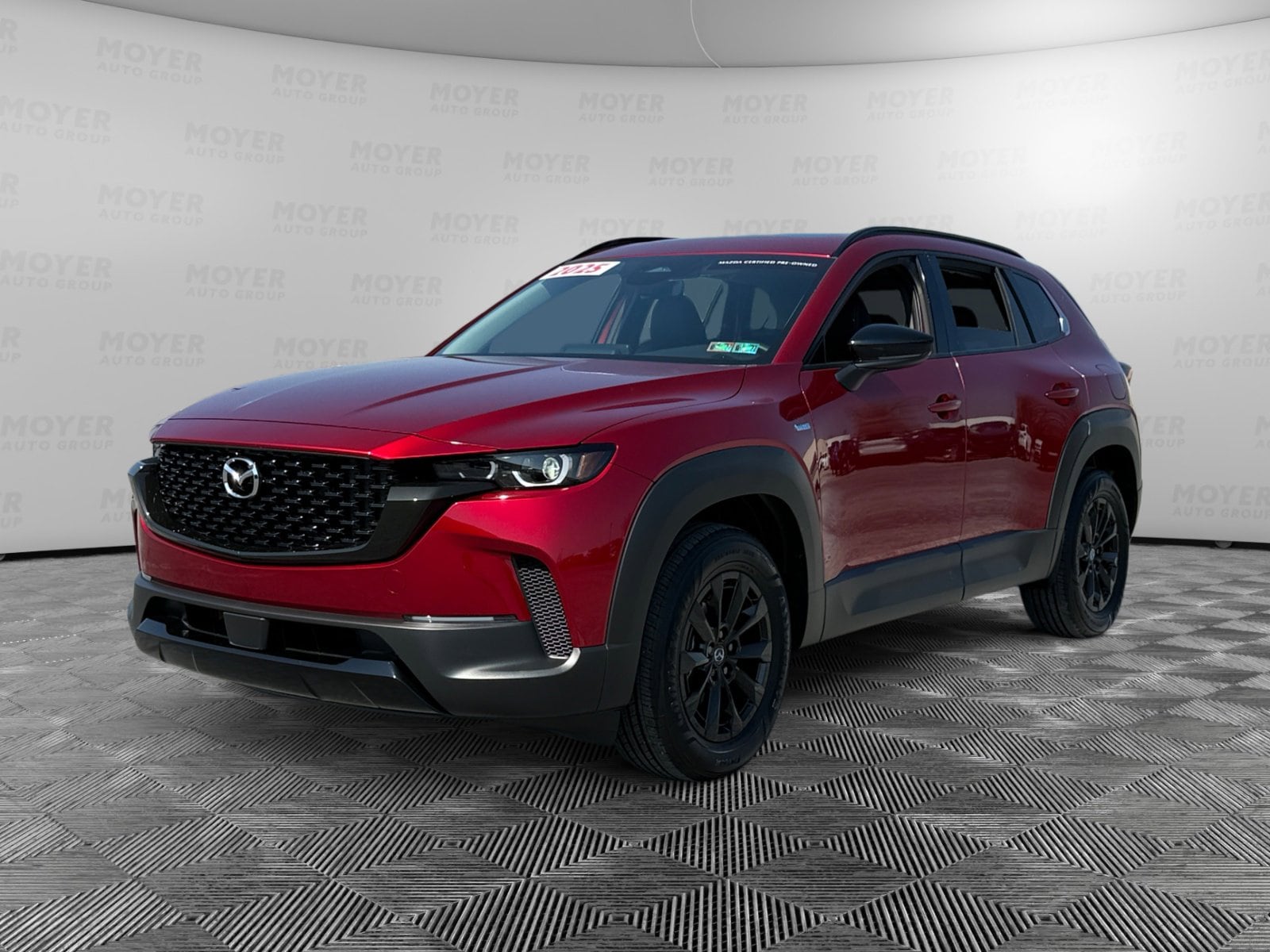 Soul Red Crystal Metallic 2025 Mazda CX-50 Hybrid Premium AWD SUV / Crossover All-Wheel Drive Continuously Variable Transmission
