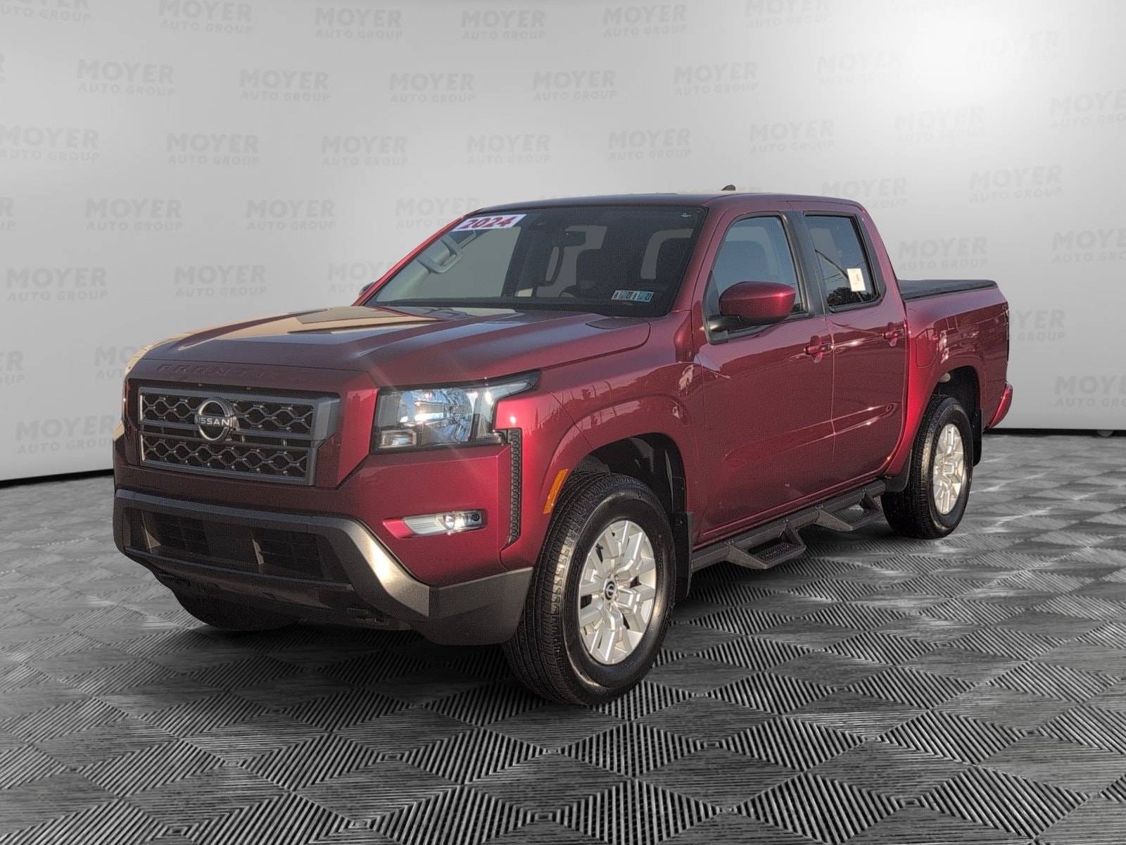 Cardinal Red Tricoat 2024 Nissan Frontier Pickup Truck Four-Wheel Drive Automatic