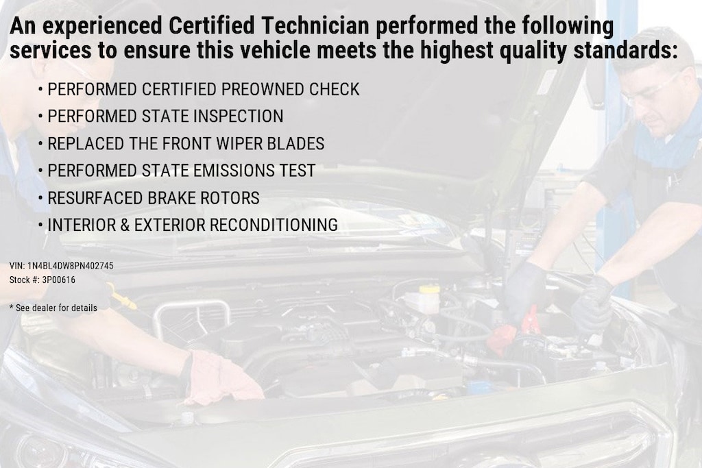 Certified 2023 Nissan Altima 2.5 SV Sedan