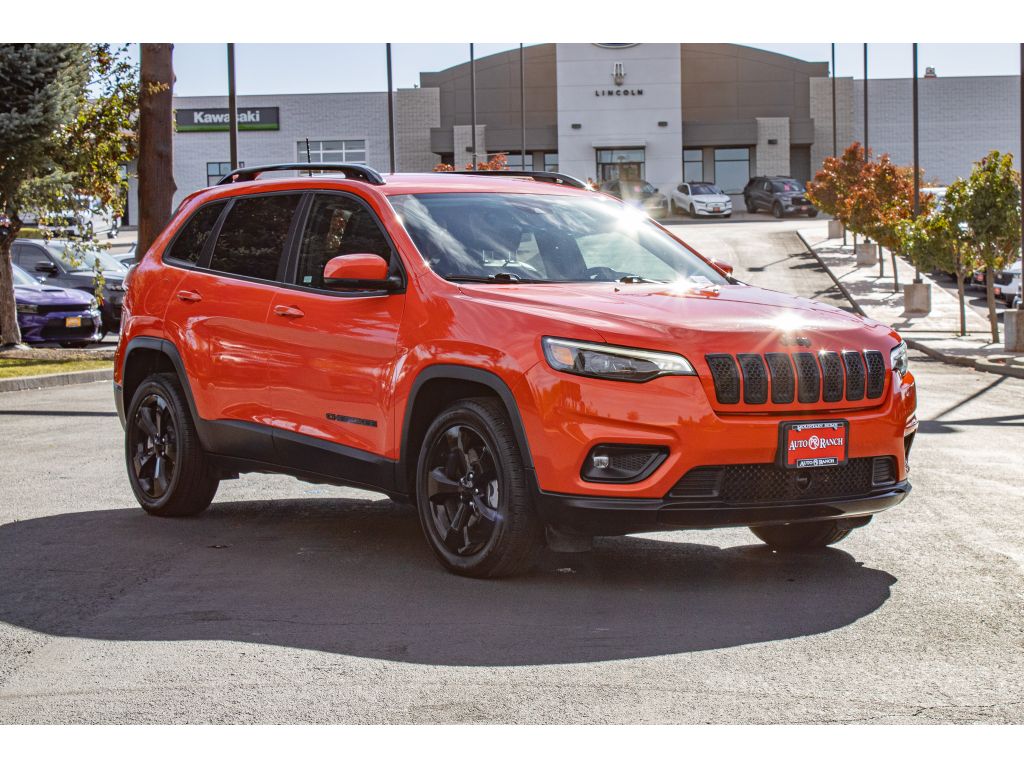 Used 2021 Jeep Cherokee Altitude with VIN 1C4PJLLB0MD227407 for sale in Mountain Home, ID