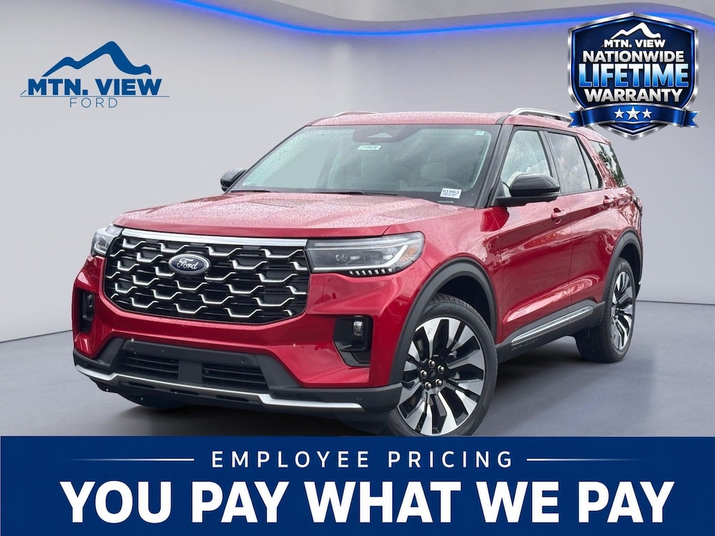 New 2026 Ford Explorer Platinum SUV