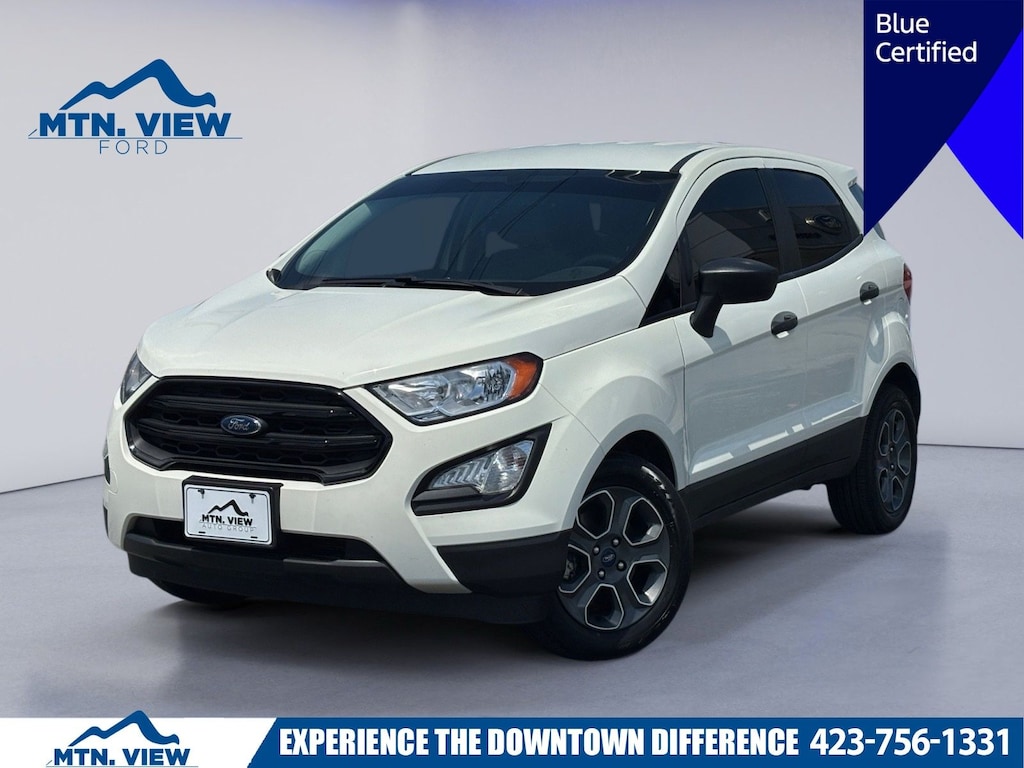 Certified 2021 Ford EcoSport S SUV
