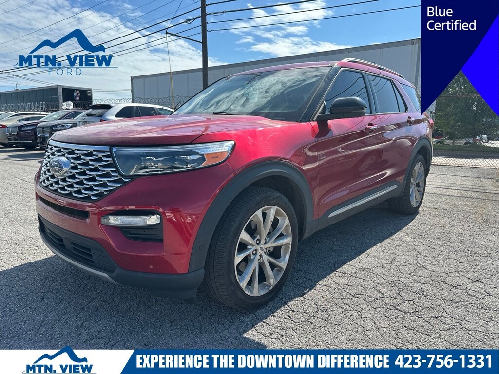 Certified 2022 Ford Explorer Platinum SUV