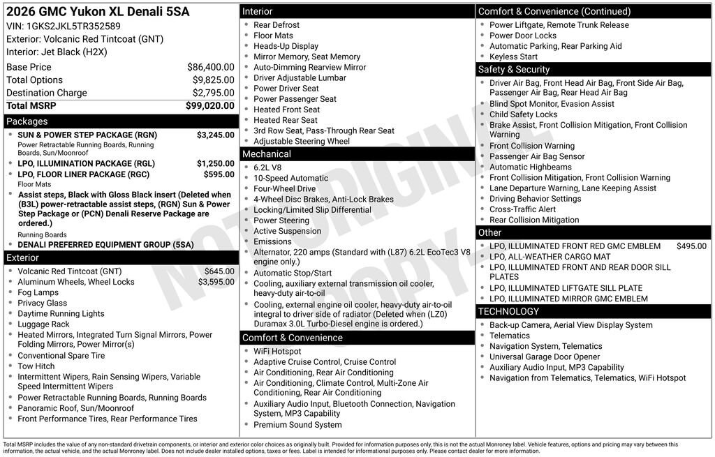 2026 GMC Yukon XL Denali - Photo 11