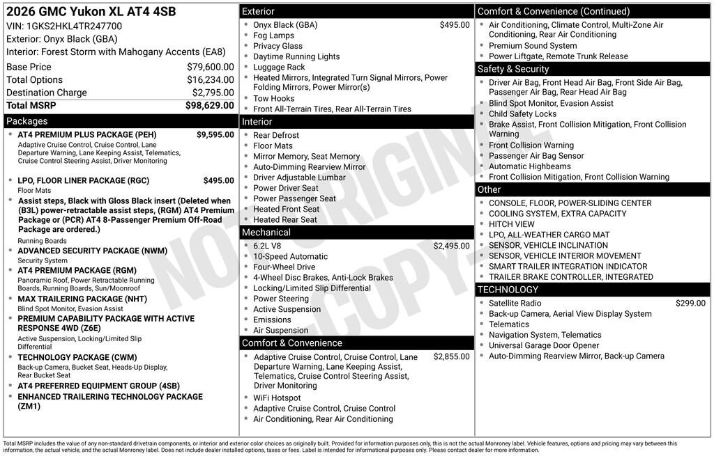 2026 GMC Yukon XL AT4 - Photo 11