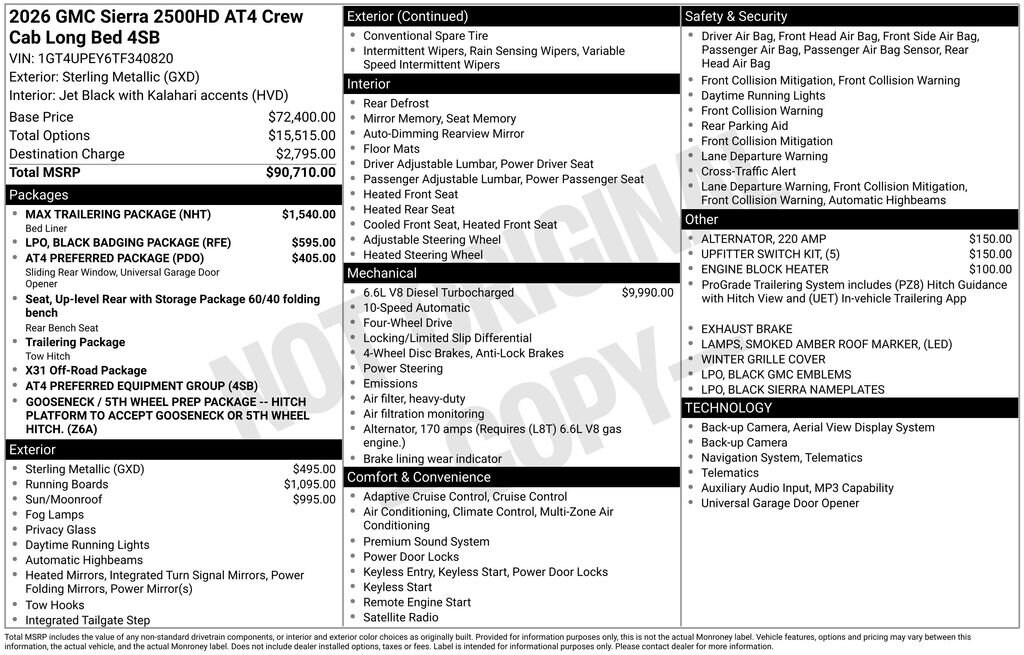 2026 GMC Sierra 2500HD AT4 - Photo 11