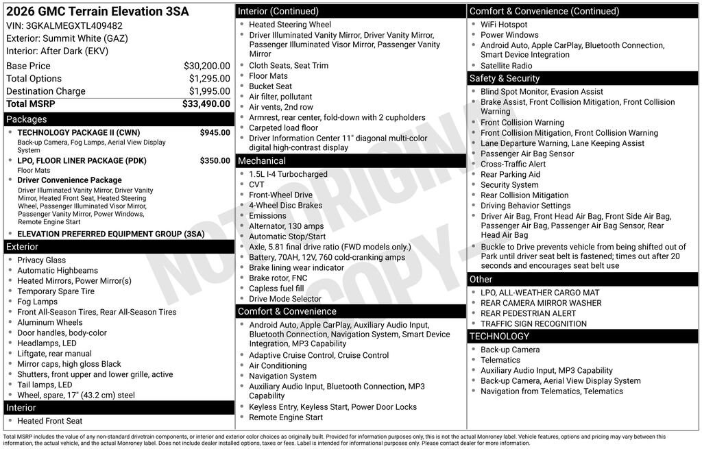 2026 GMC Terrain Elevation - Photo 10