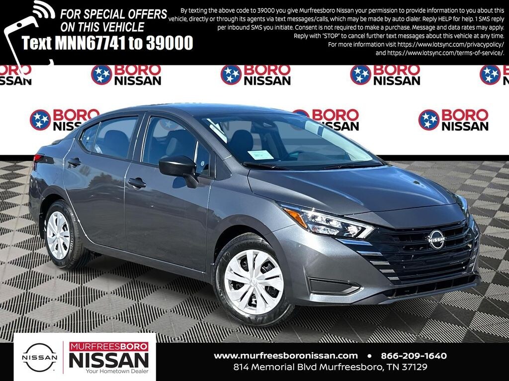New 2025 Nissan Versa 1.6 S Sedan