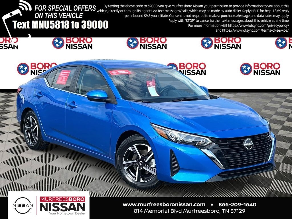 Certified 2024 Nissan Sentra SV Sedan