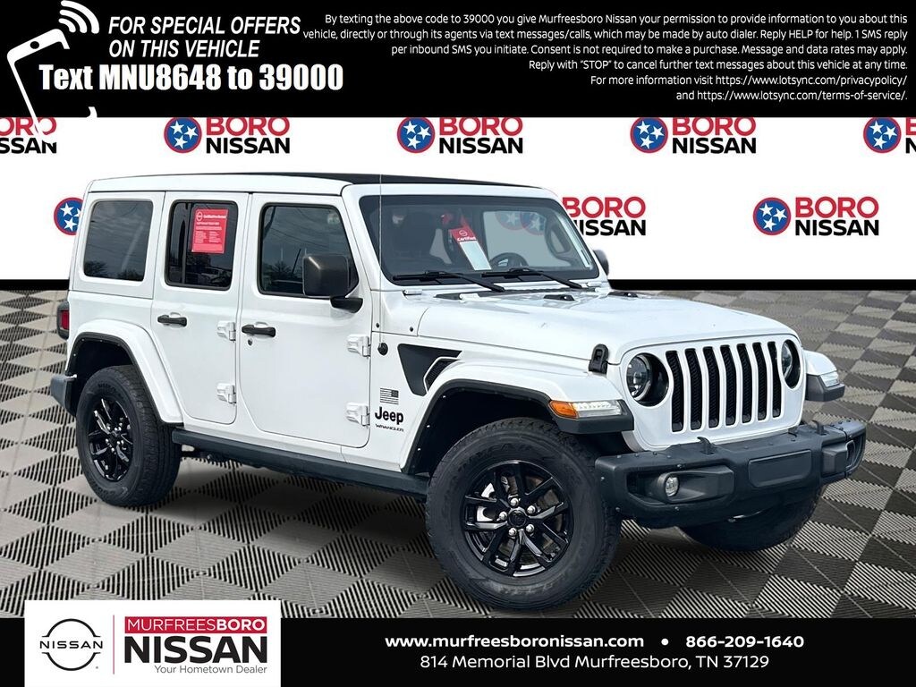 Certified 2023 Jeep Wrangler 4-DOOR SPORT 4X4 SUV