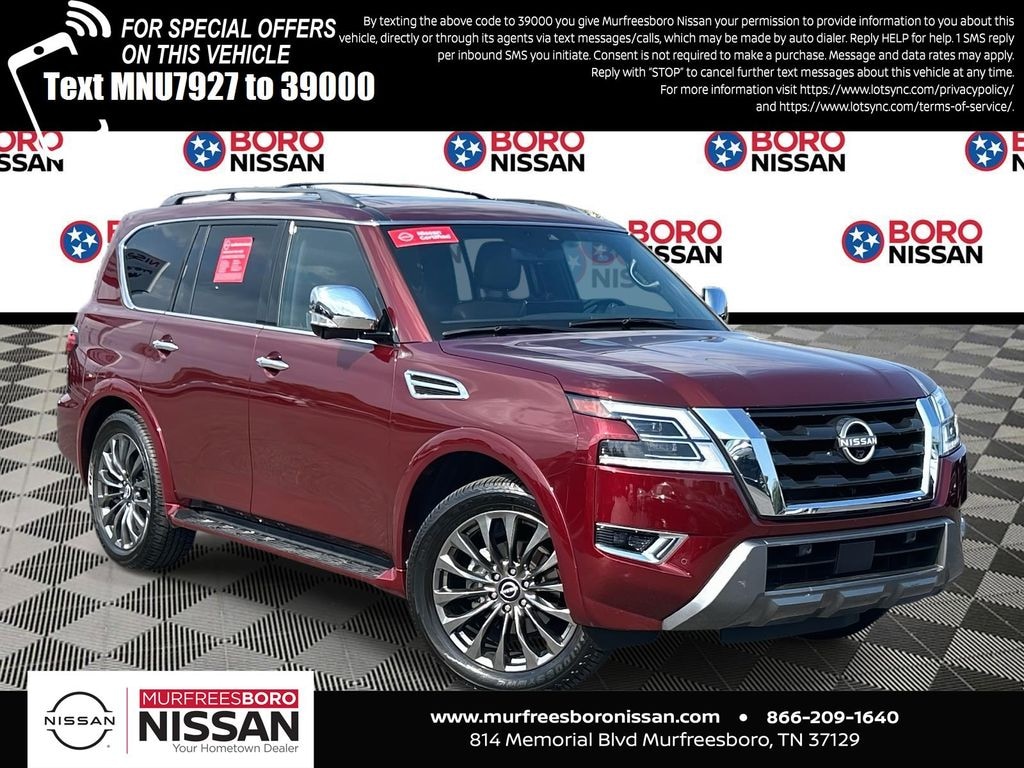 Certified 2024 Nissan Armada Platinum SUV