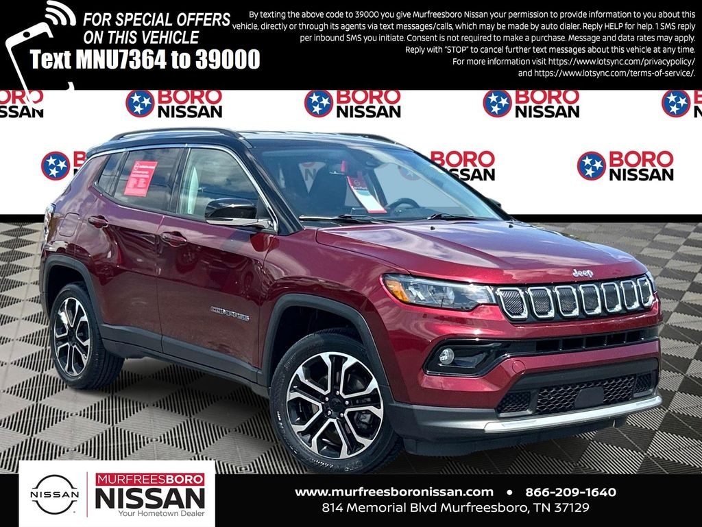 Certified 2022 Jeep Compass Limited SUV