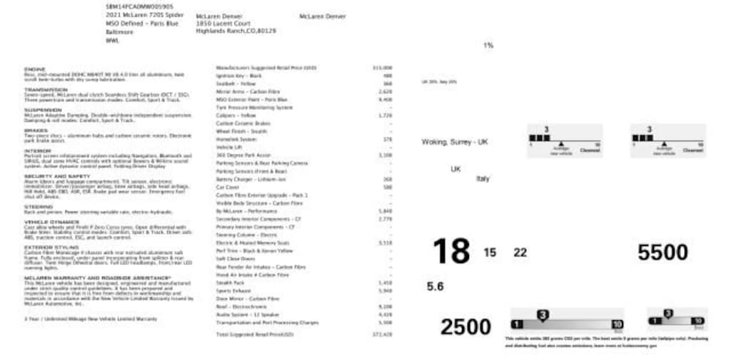 Used 2021 Mclaren 720S Spider Convertible 2D Convertible