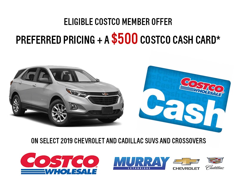 Costco Preferred Pricing Murray Chevrolet Cadillac Lethbridge