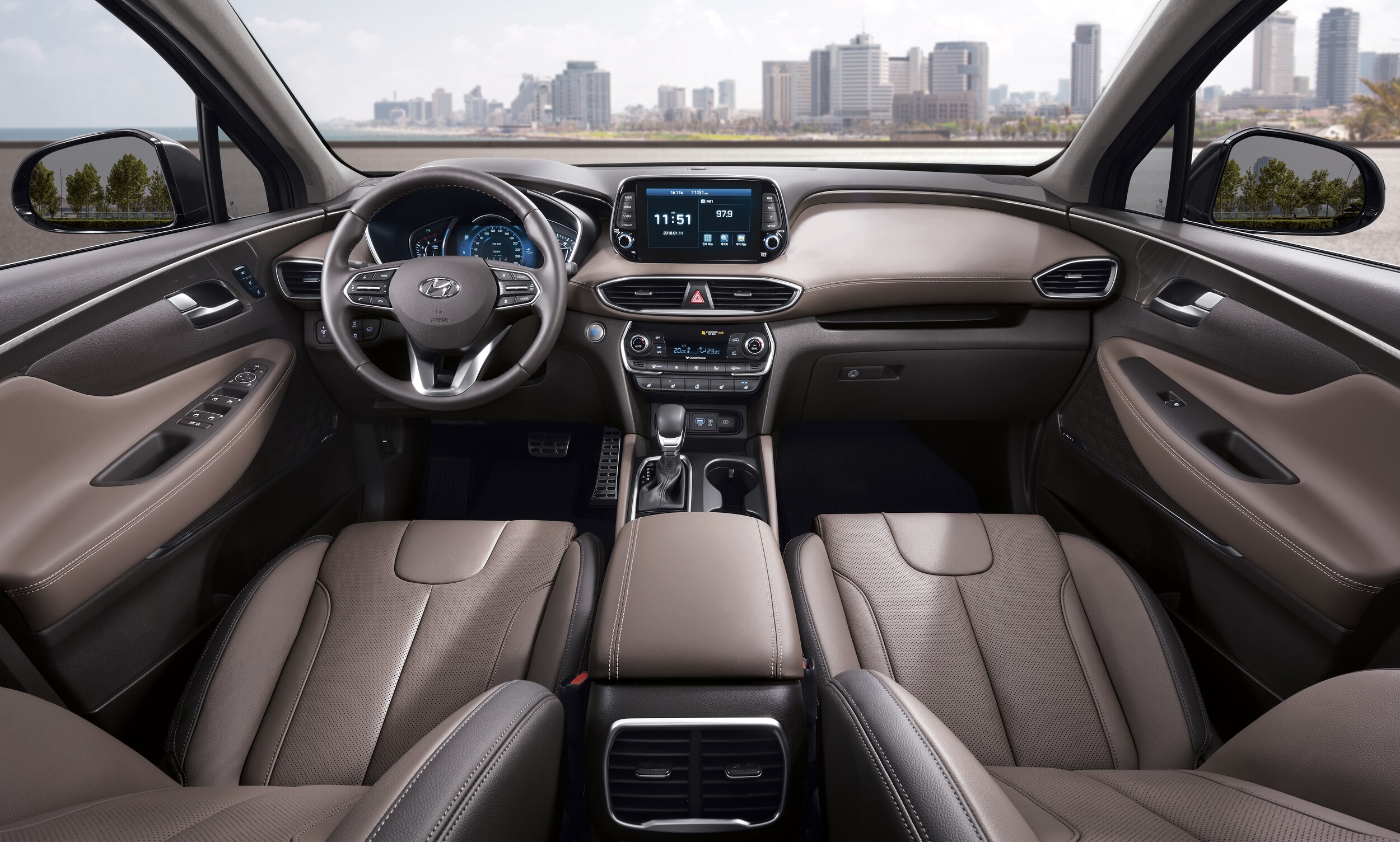 2019 Santa Fe Interior at Murray Hyundai Winnipeg
