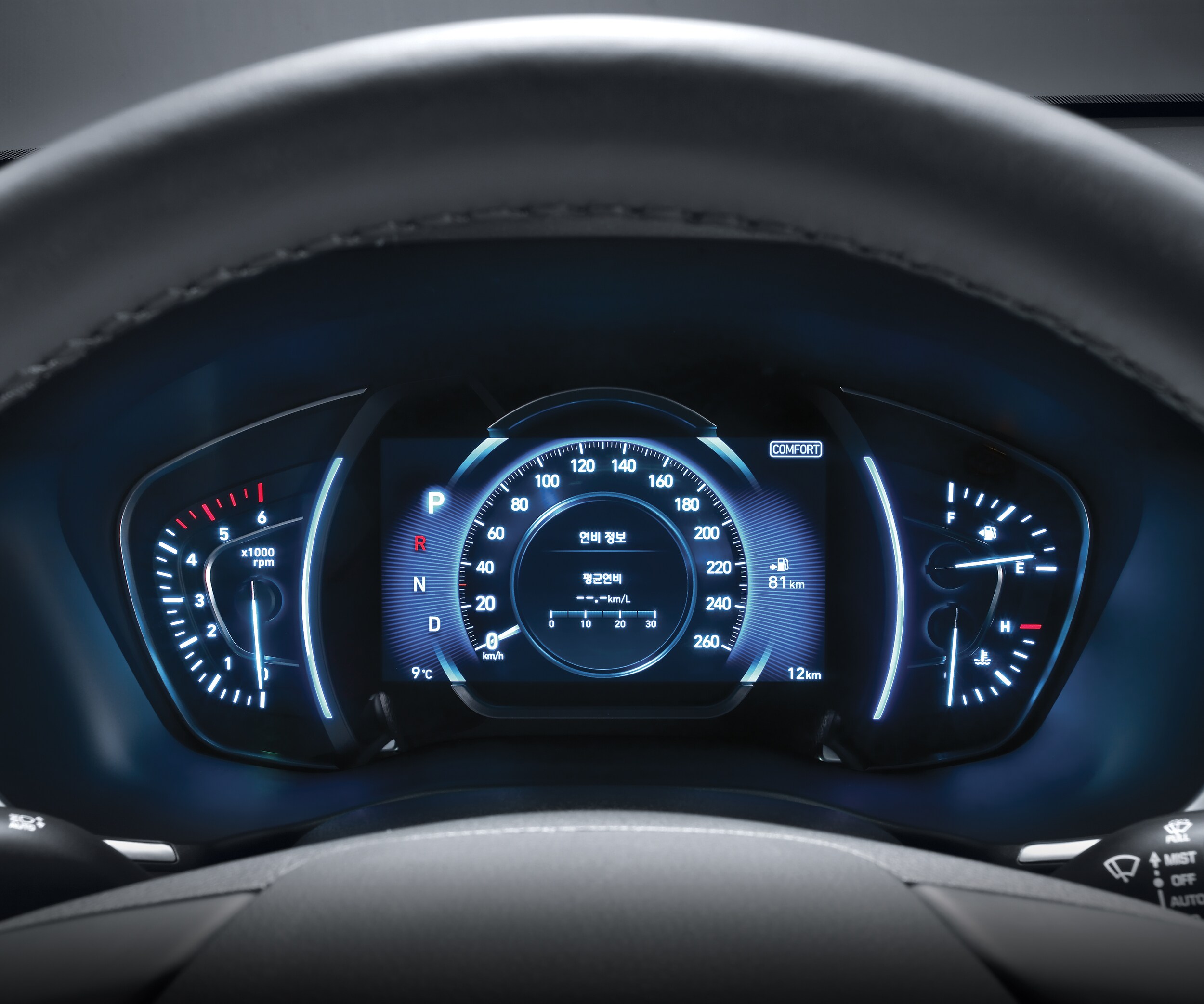 2019 Santa Fe Instrument Cluster