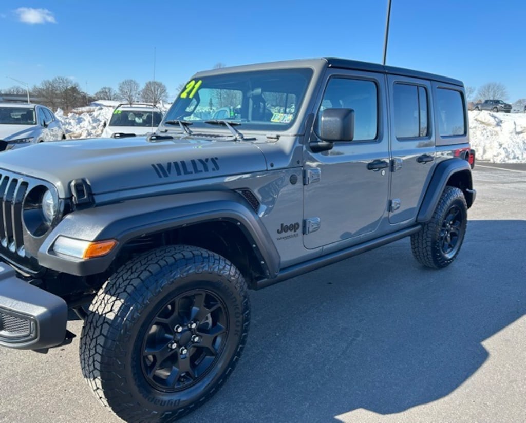 Used 2021 Jeep Wrangler Unlimited Unlimited Willys SUV